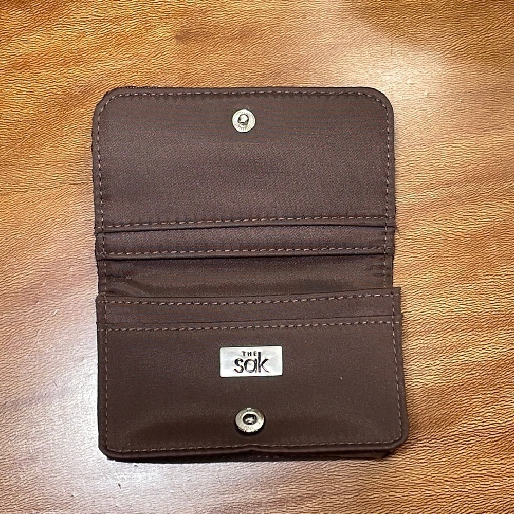 The Sak Small Woven Wallet Brown - Picture 2 of 12